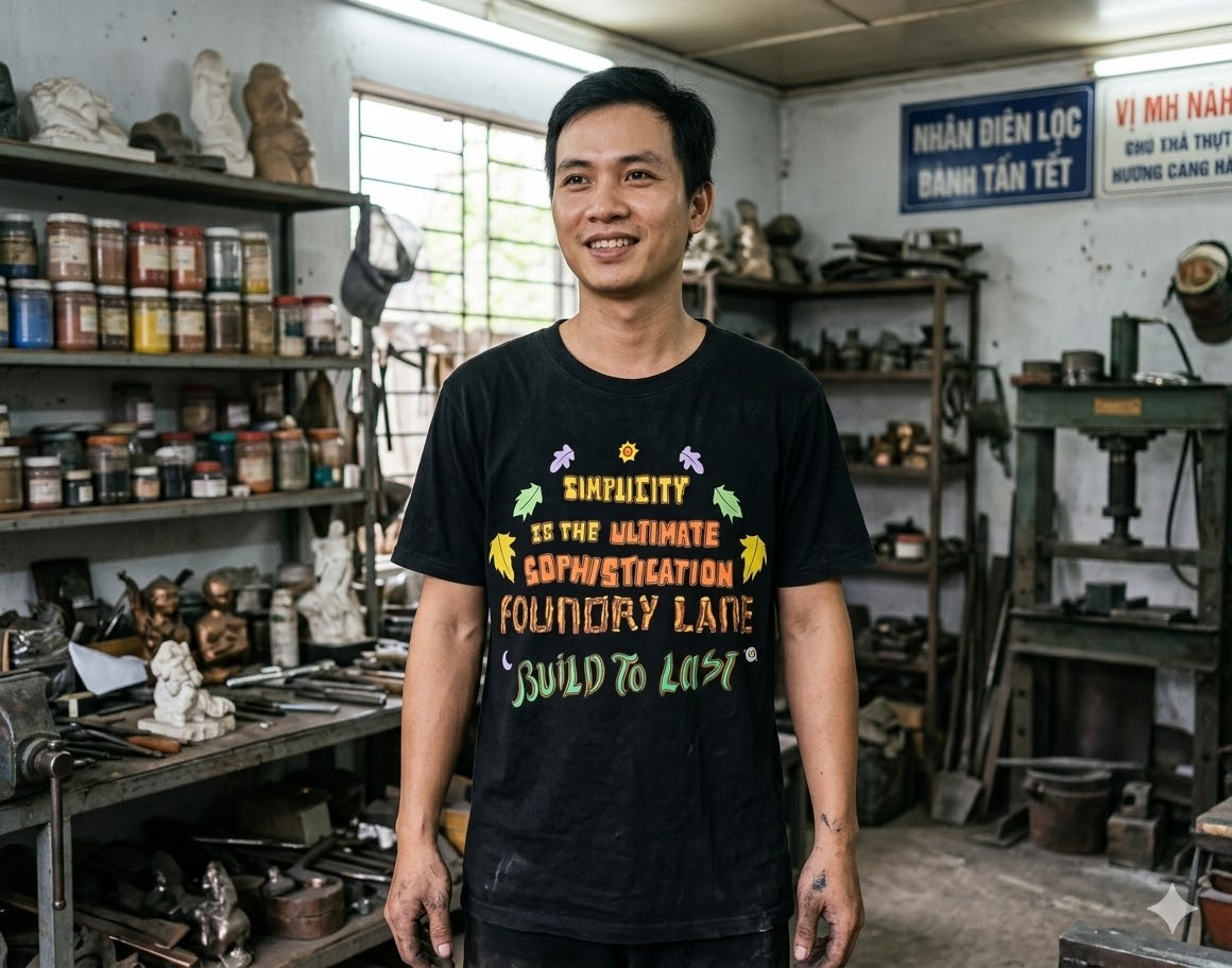 Simplicity is the Ultimate Sophistication T-Shirt, Foundry Lane Build to Last Graphic Tee